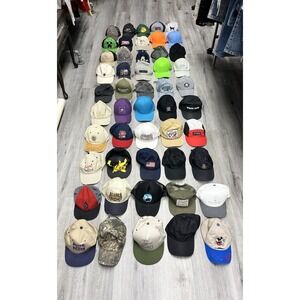 Retro & Vintage Reseller Hat Lot - Snapback Baseball Hat Lot - Lot Of 50 Hats